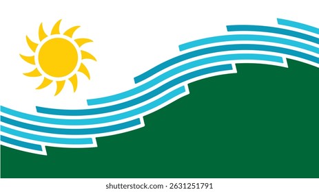 Flag of Spokane, 16:9 Format, Spokane Flag