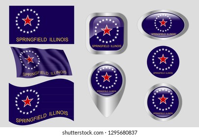 Flag of Springfield, Illinois
