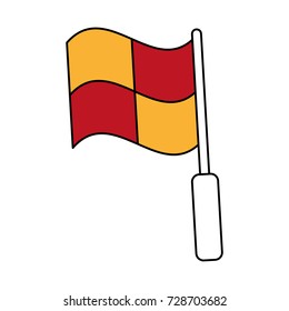 flag with squares icon image 