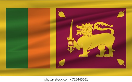 Flag of SRI LANKA