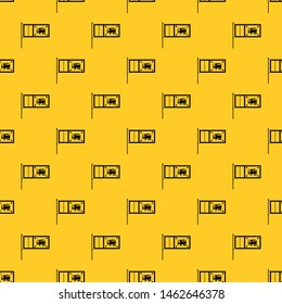 Flag of Sri Lanka pattern seamless vector repeat geometric yellow for any design