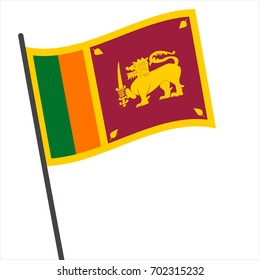 Sri Lanka Flag Vector Stock Vector (Royalty Free) 303389006 | Shutterstock