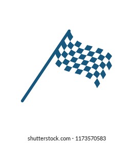 flag - start - finish - goal icon vector