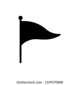 flag start finish icon vector template