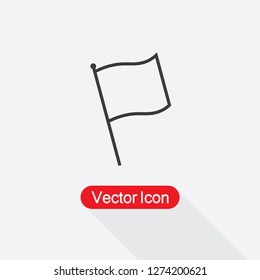 Flag Start Finish Icon, Flag Icon Vector Illustration Eps10