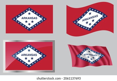 Flag of the state of Arkansas
