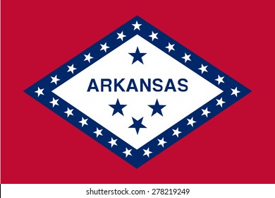 flag of state arkansas