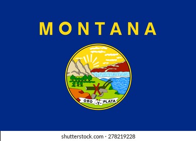 flag of state montana