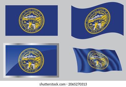 Flag of the state of Nebraska