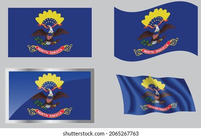 Flag of the state of North Dakota