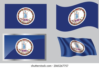 Flag of the state of Virginia
