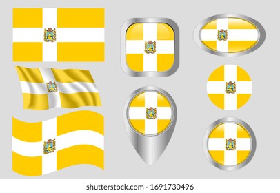 La bandera de Stavropol, Rusia
