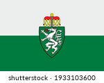 flag of Styria Austria vector illustration