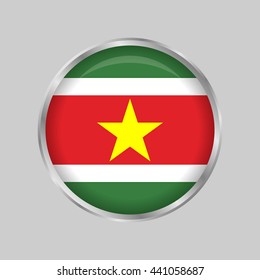 The flag of Suriname