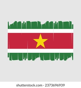Ilustración del vector de Surinam