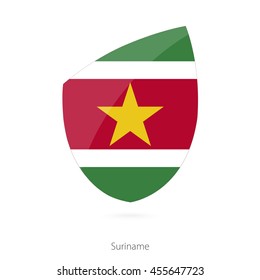Flag of Suriname. Vector Illustration.