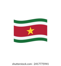 Flag of Suriname vector symbol