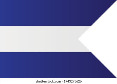 Flag of Svit City, Slovak Republic. Slovakia Vector Illustration Symbol