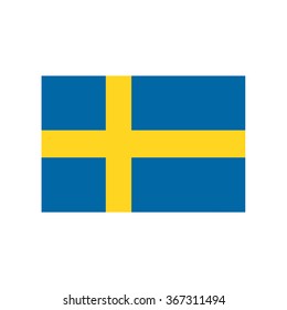 A flag of Sweden
