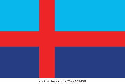 Flag of Bohuslän, Sweden with blue and yellow Nordic cross. Represents Bohuslän heritage, Swedish culture, and regional identity.