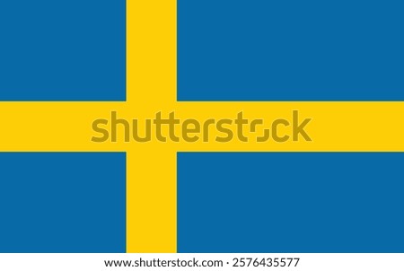 Flag of Sweden logo vector