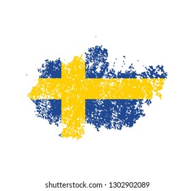 Flag Sweden of the old state