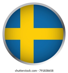 Flag of Sweden (Round icon)