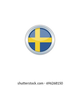 Flag of sweden   in Shapes 
