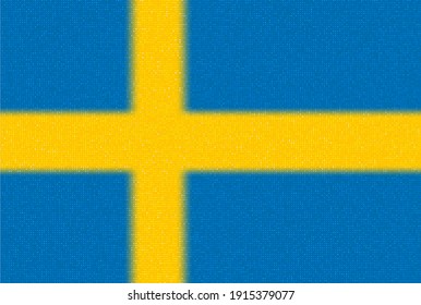 flag Sweden texture stock vector background