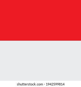 Flag of the Swiss Canton of Solothurn vector illustration