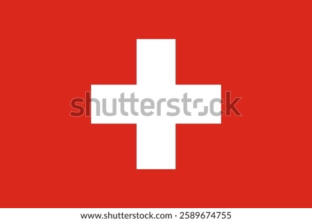 Flag of Switzerland, 3:2 Format, Switzerland Flag	
