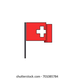 flag of Switzerland icon