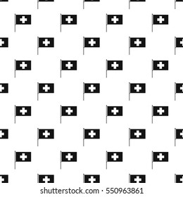 Flag of Switzerland pattern. Simple illustration of flag of Switzerland vector pattern for web