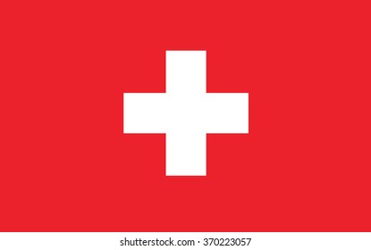 flag of Switzerland . Vector