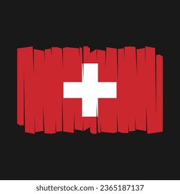 Flag of Switzerland Vector Illustration