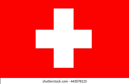 Flag of Switzerland vector illustration