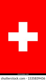 flag of switzerland vertical. vector