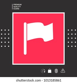 Flag symbol icon