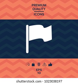 Flag symbol icon
