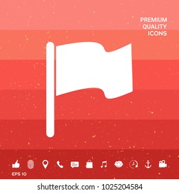 Flag symbol icon