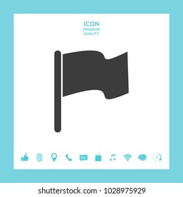 Flag symbol icon