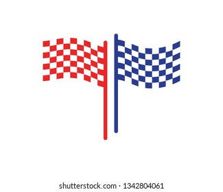 Flag symbol and logo vector