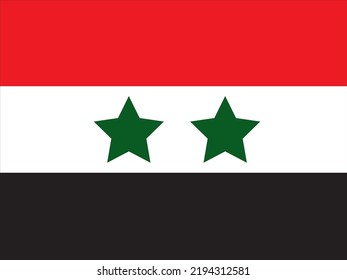 The flag of Syria is of high quality and easy to modify
