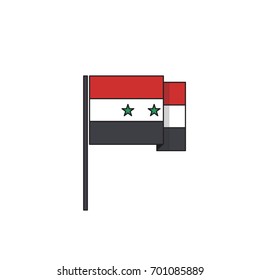 flag of Syria icon