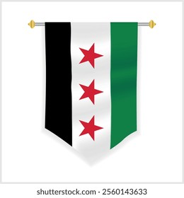 Flag of the Syrian Revolution Wall Flag and Syria Official Flag Design