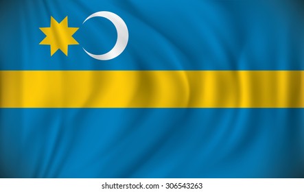 Flag of Szeklerland - vector illustration