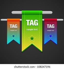 Flag Tag Illustration