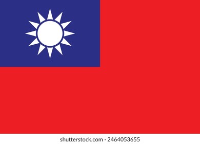 Flag of Taiwan Republic of China - China flag