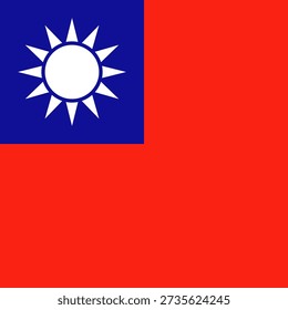 Flag of Taiwan - square variant