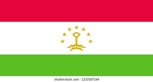 Flag Of Tajikistan Vector